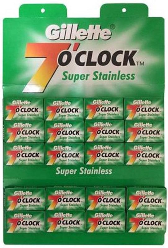 Gillette 7 O'clock Double Edge Blades Scheermesjes 100 stuks