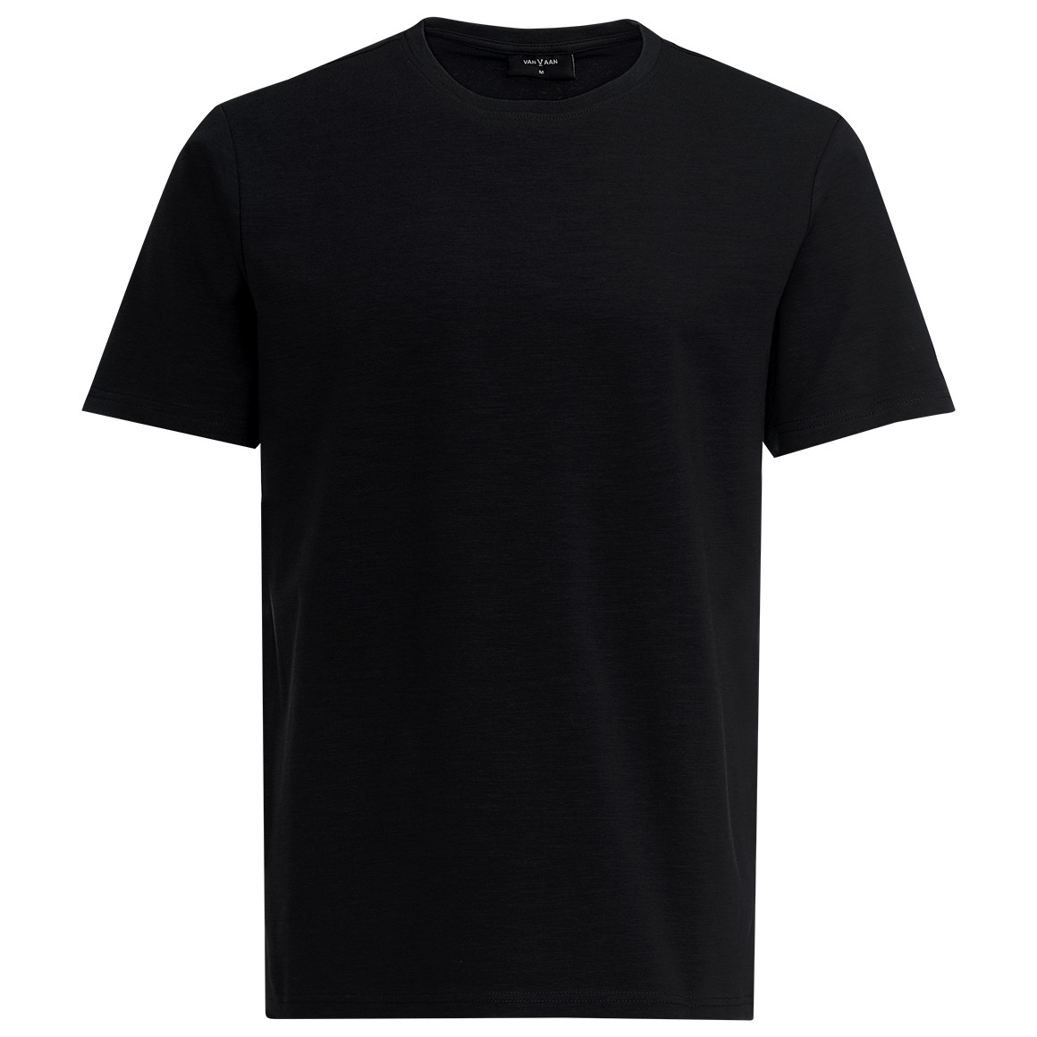 VanVaan Herren T-Shirt mit Rundhalsausschnitt schwarz