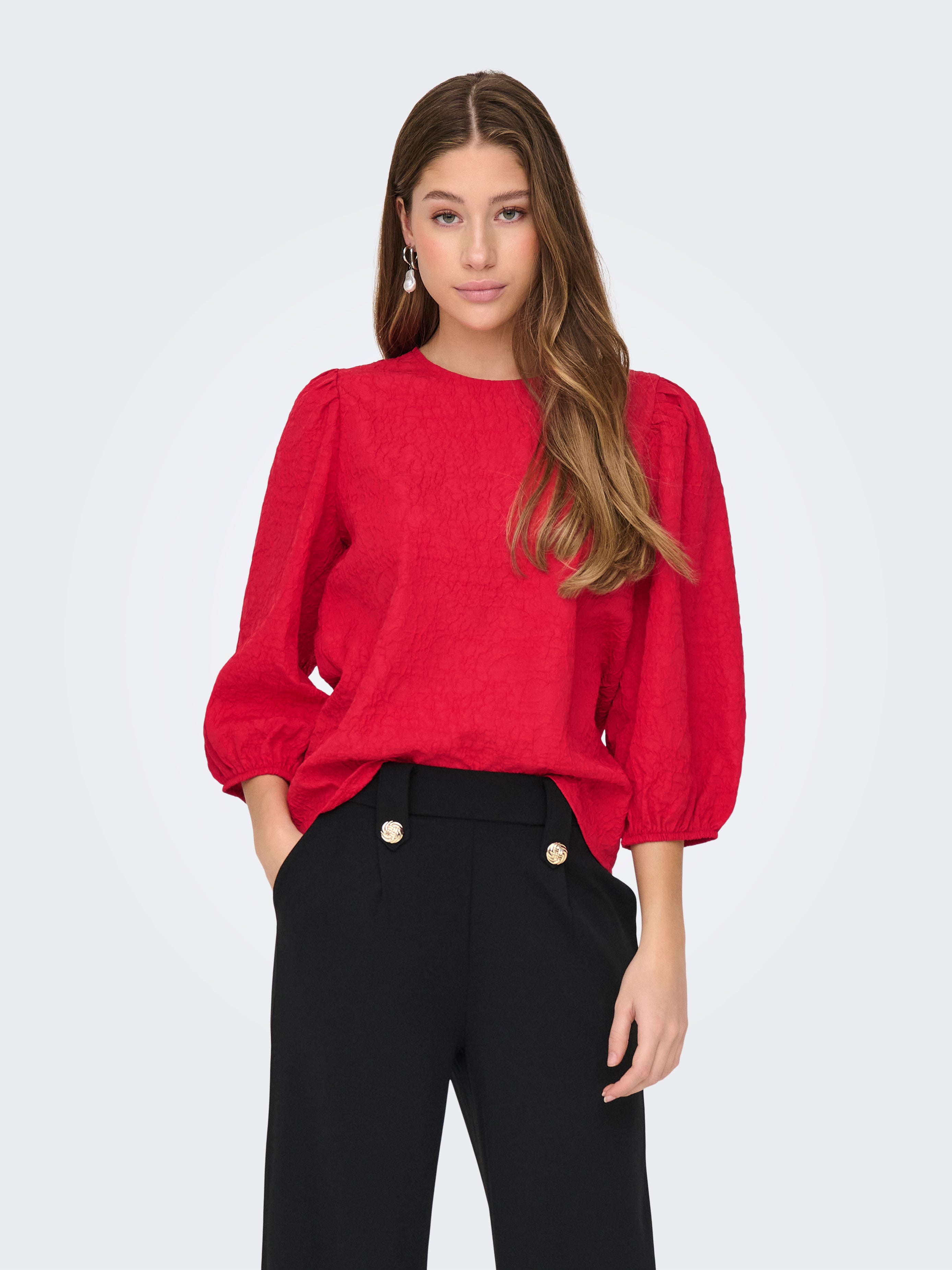 JDYSTINA Top True Red