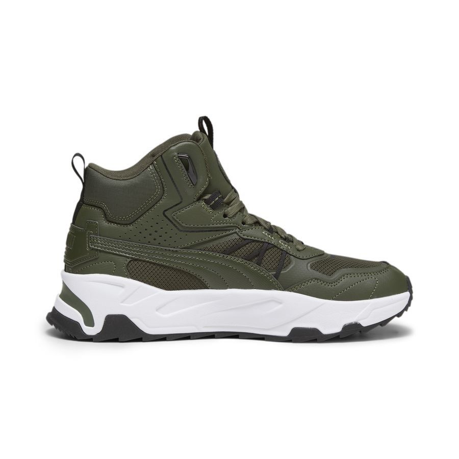 PUMA Trinity Mid Hybrid Chaussures - Vert/Blanc