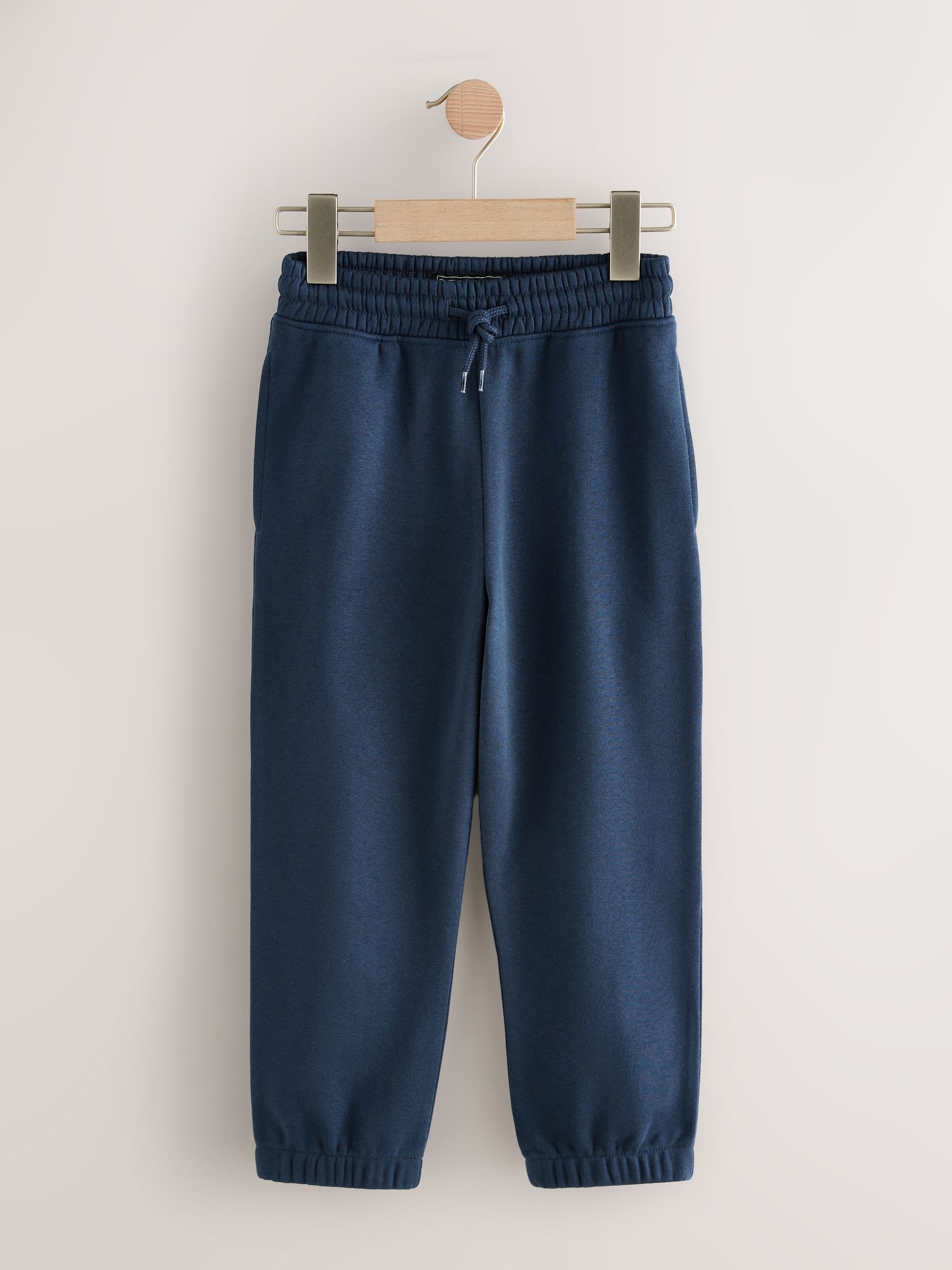 Marineblauw - Basic joggingbroeken, set van 5 (3-16jaar)