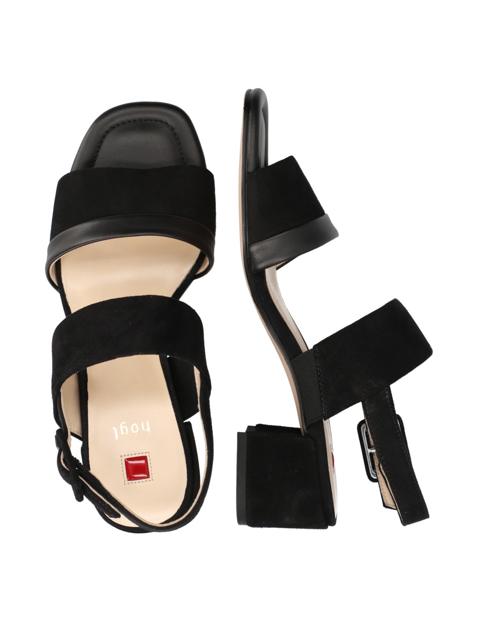 Veloursleder Sandale
