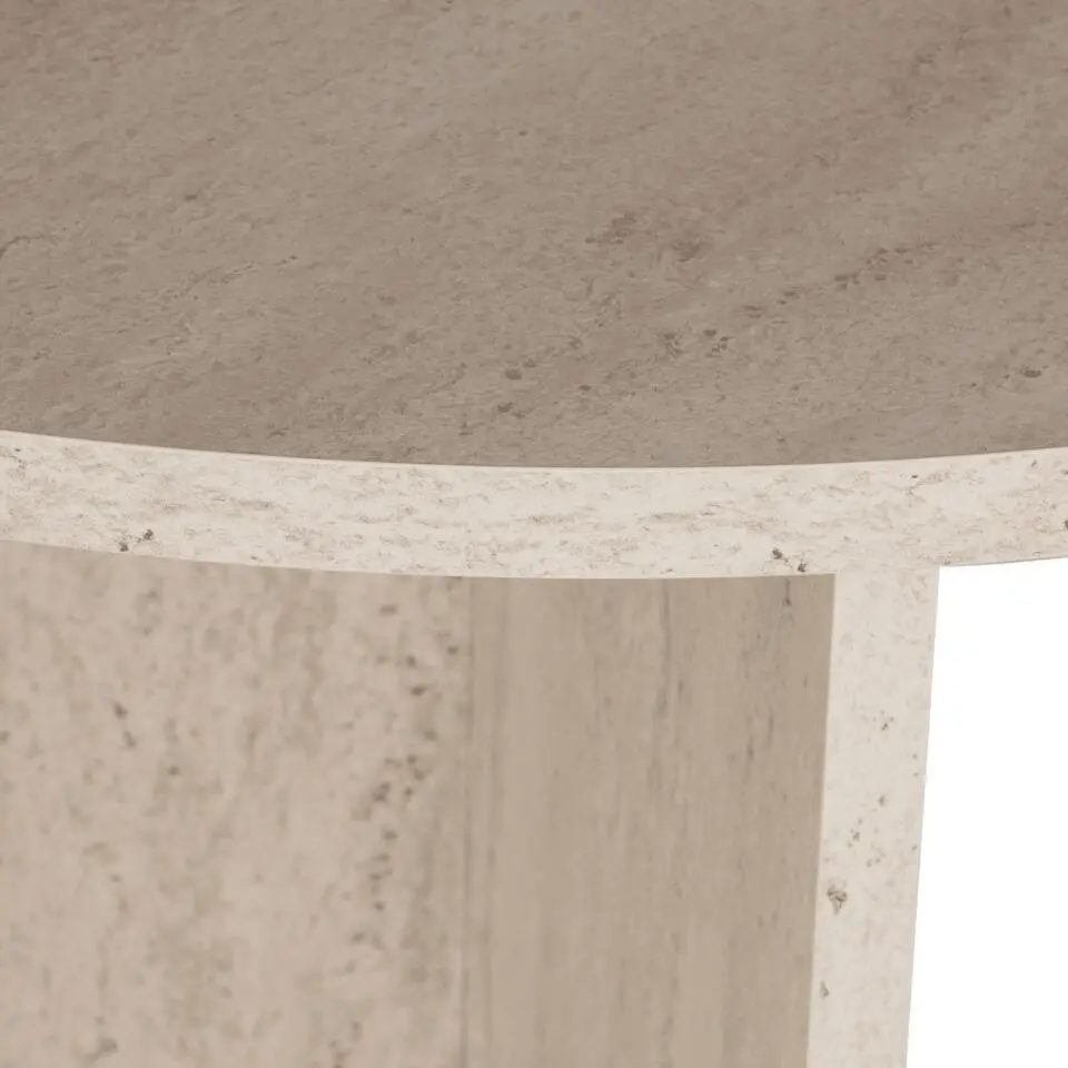 CALICOSY - Eettafel met afgeronde randen SABLE - 89,5x180x75 cm