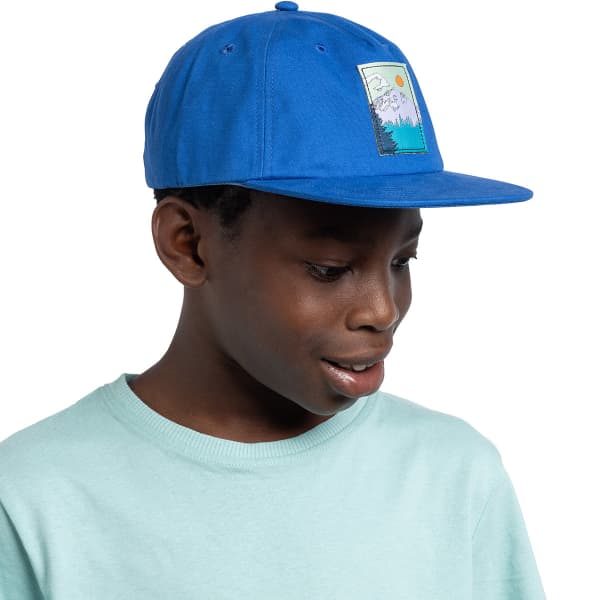 Casquette BUFF SNAPBACK CAP JR SOLID AZURE
