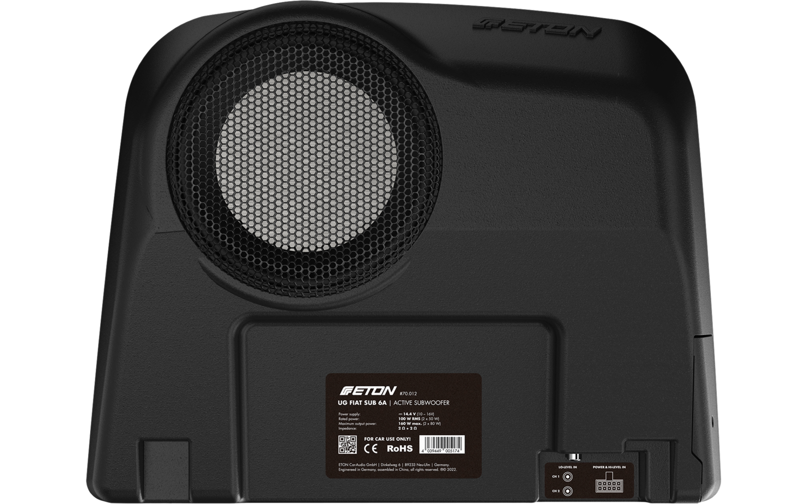 Eton UG Fiat Sub 6A Aktivsubwoofer für Fiat Ducato 15 cm 160 W