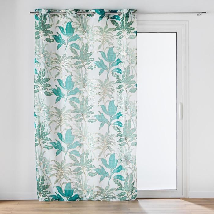 PANNEAU OEILLETS 135X240CM LUMINETTE VAYANA EMERAUDE
