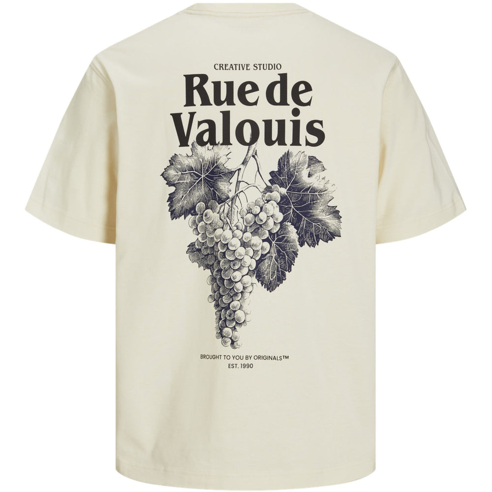 Køb Jack & Jones Junior Antique White Grapes Aros Easter Sketch T-Shirt Crew Neck