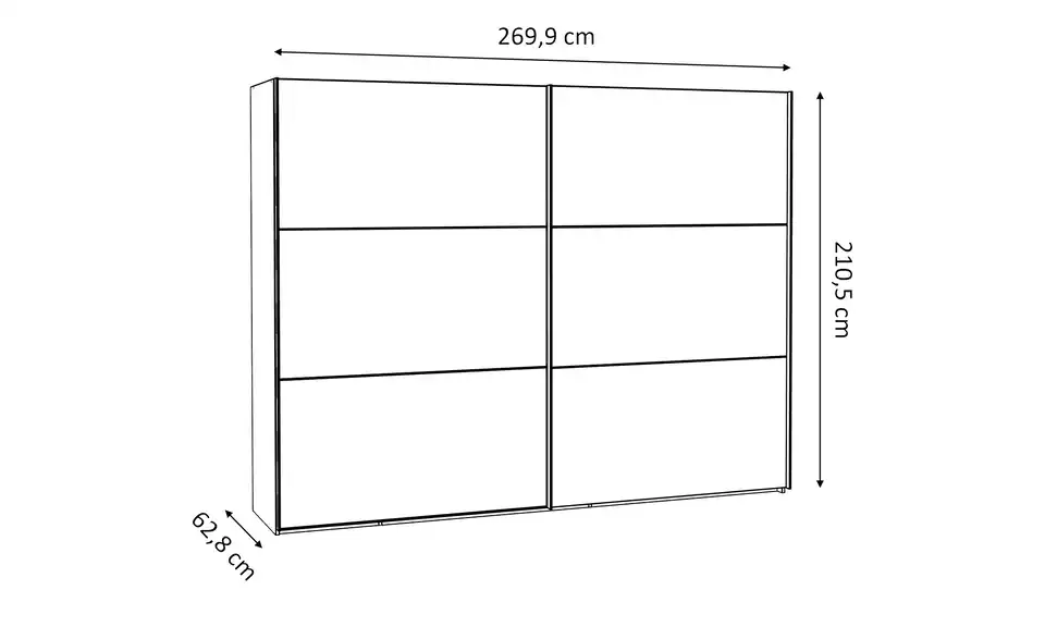 Schwebetürenschrank Trondheim