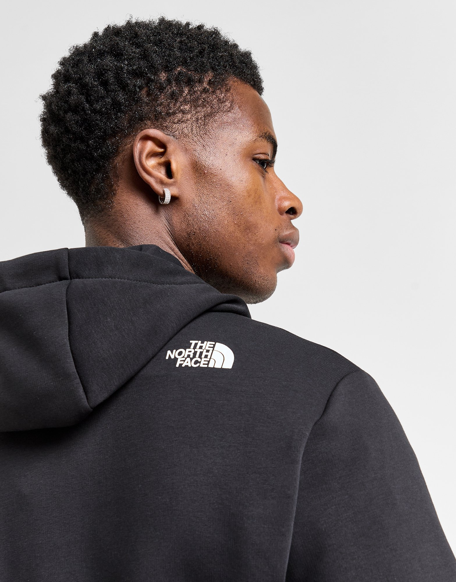 The North Face Sweat à Capuche Zippé Linear Logo Homme