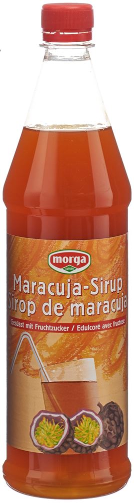 MORGA Maracuja Sirup mit Fruchtzucker Petfl 7.5 dl