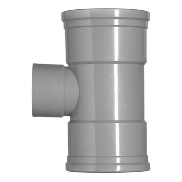 Martens PVC T-stuk 90° 3x manchet 125x75 mm