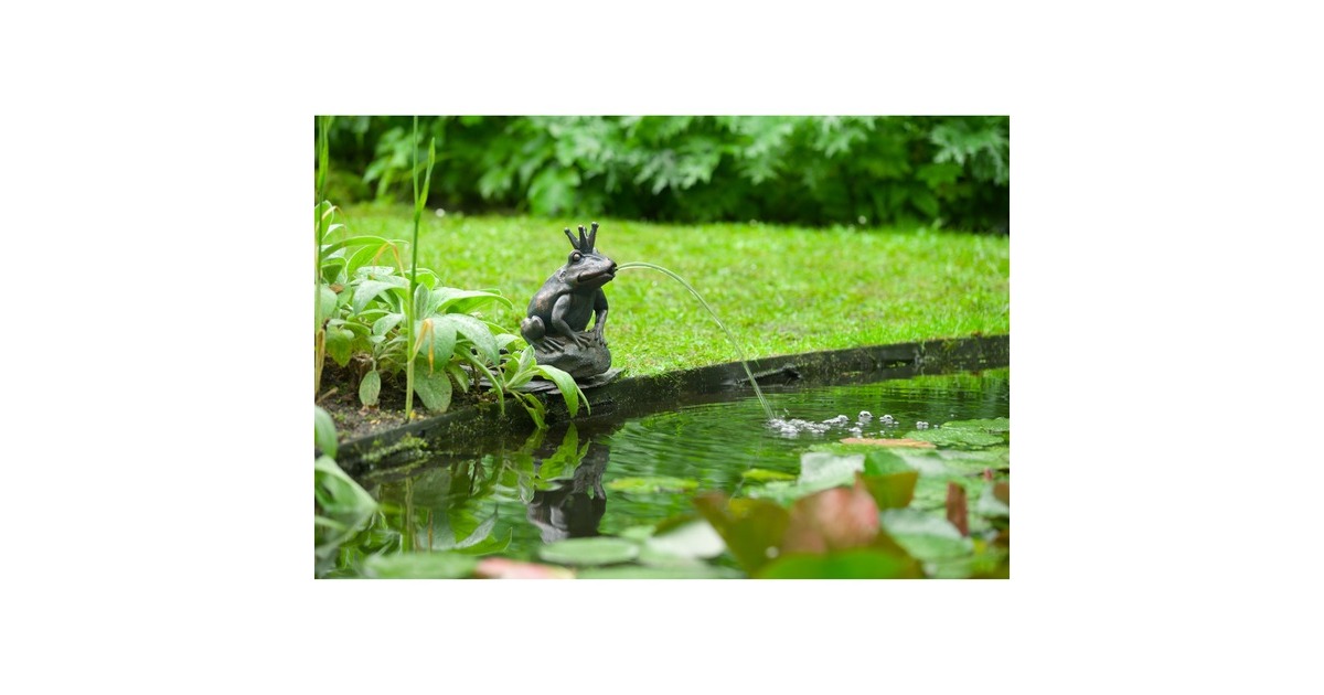 UbbinkSpuitfiguur Kikkerkoningin waterornament
