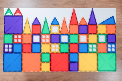 Connetix Magnetiske Byggeklosser Rainbow Startsett 60 Deler
