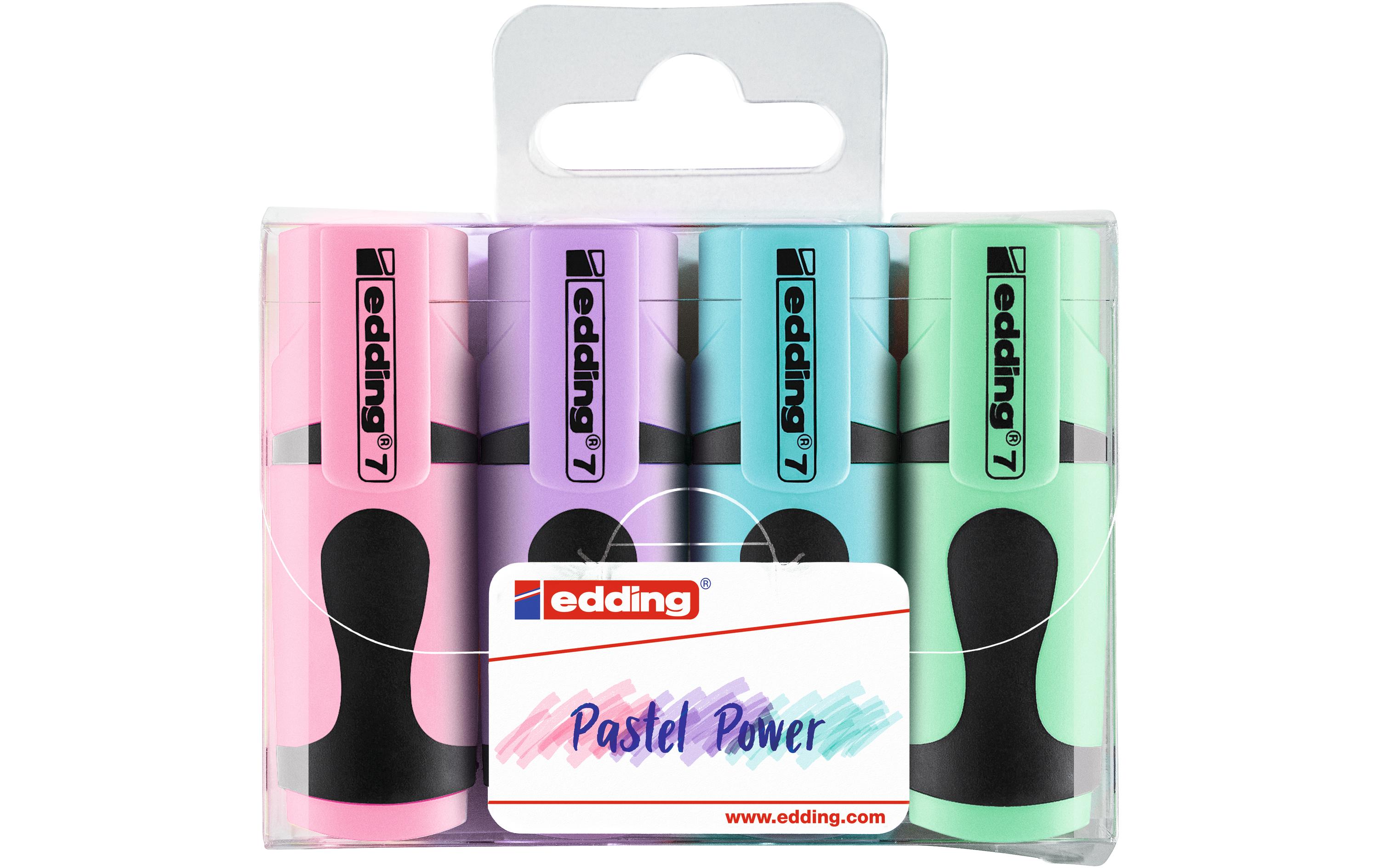 Textmarker Mini 7 Pastel 4 StückMarker-Set in einem wiederverschliessbaren Etui