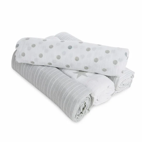 Lot de 4 langes 112x112   Dusty        de               aden + anais essentials