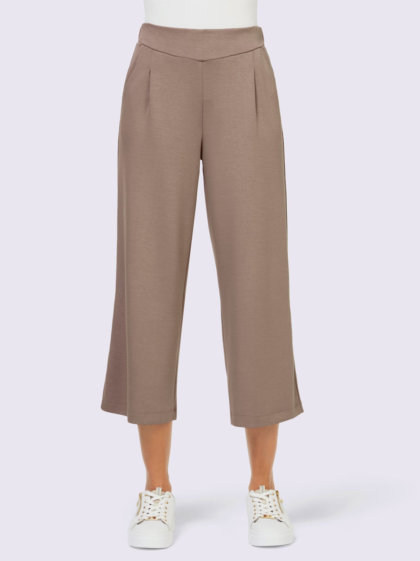 Jupe-culotte en jersey mélange de modal doux