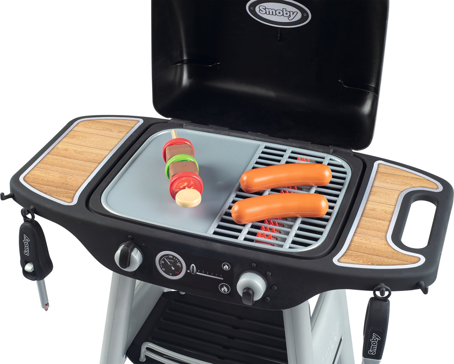Smoby barbecue grill speel set zwart 50 x 37 x 72,2 cm