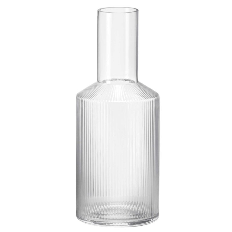 Ferm Living Ripple karaf 1L H24 Clear