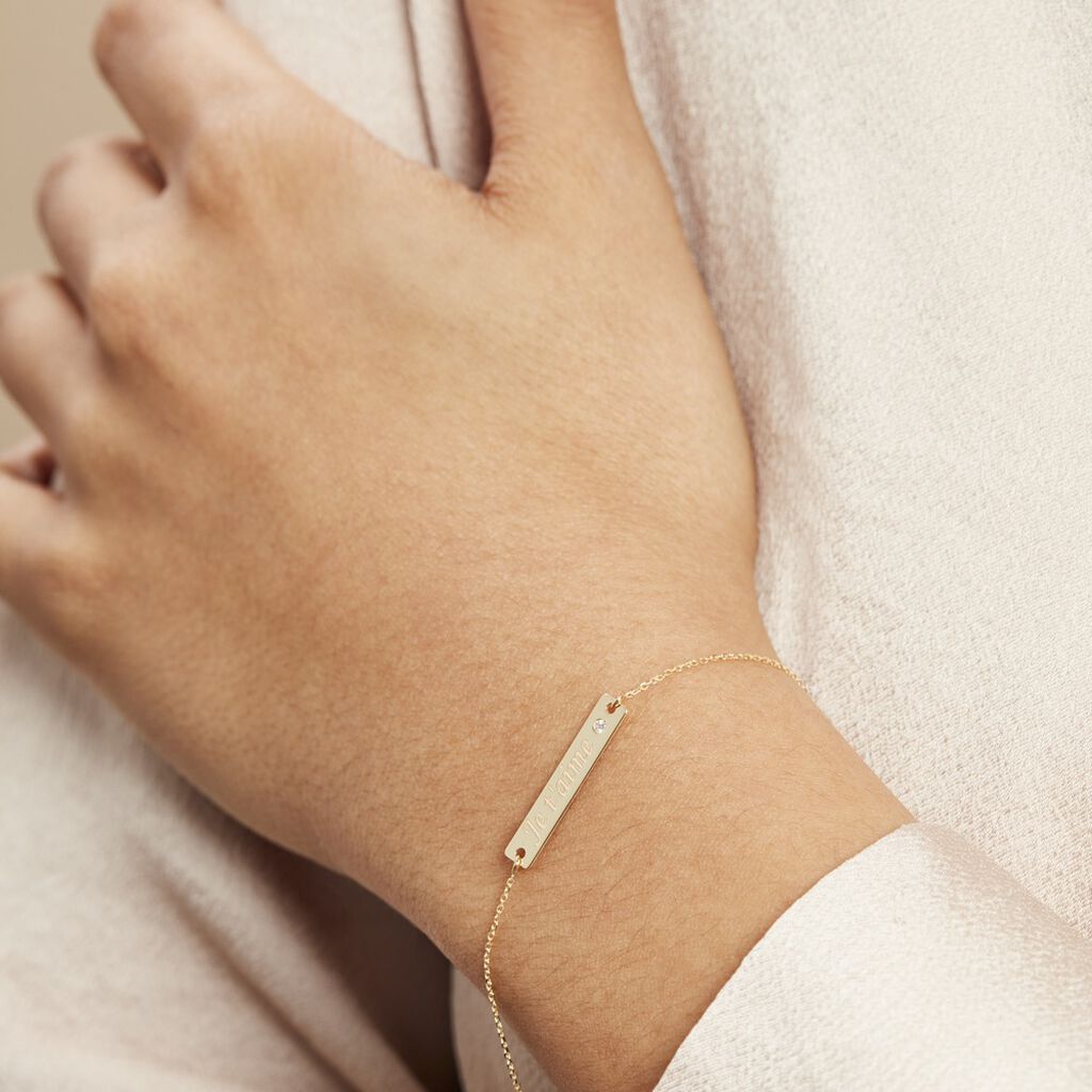 Bracelet Or Jaune Xaverianne Oxyde