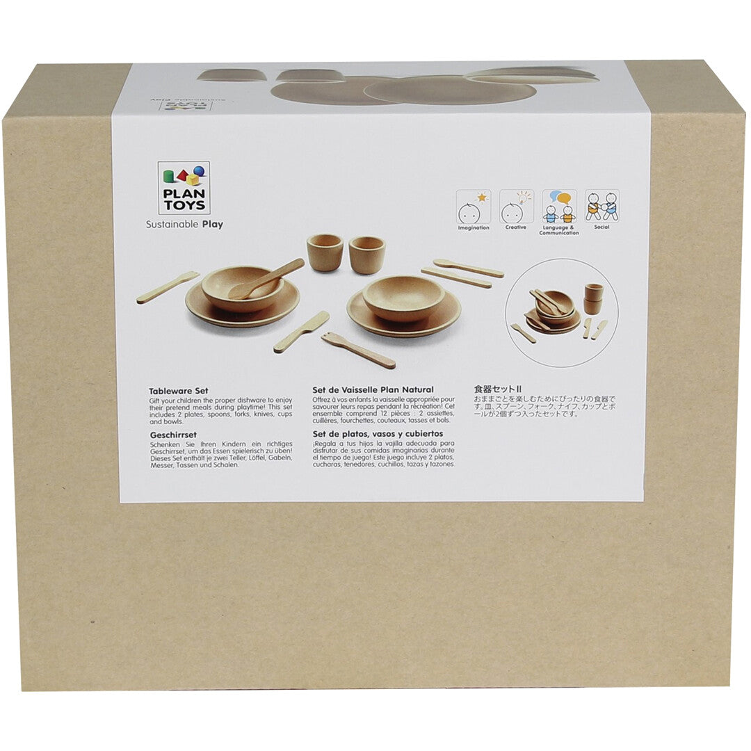 Plan toys speelservies - 12st