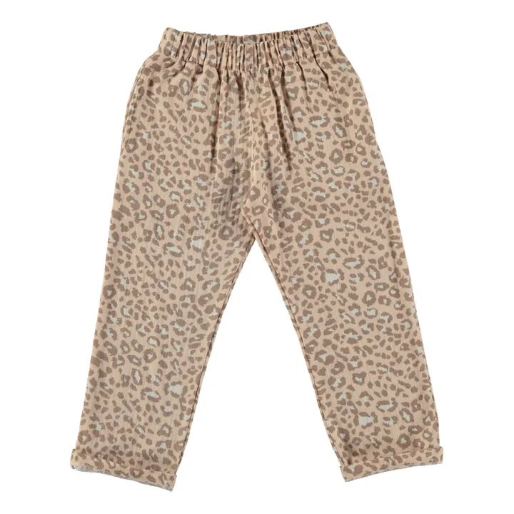 Tocoto Vintage Pantalon Léopard | Rose pâle