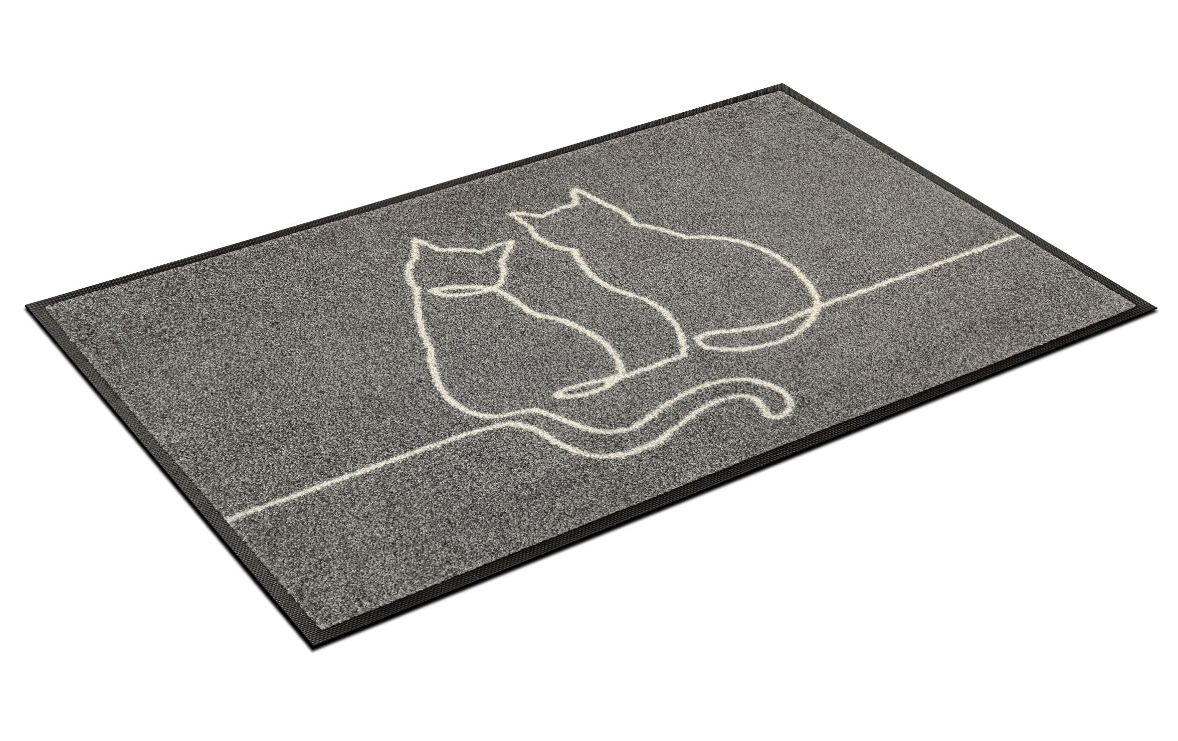 Fussmatte Lovetails 50 cm x 75 cmRutschfeste Schmutzfangmatte