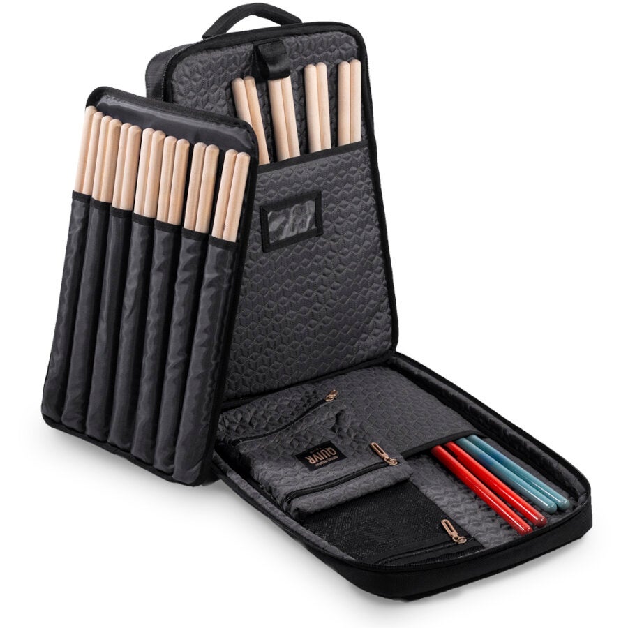 GruvGear QUIVR Tour Dekade Edition luxe tech/drumstokkentas met laptopcompartiment