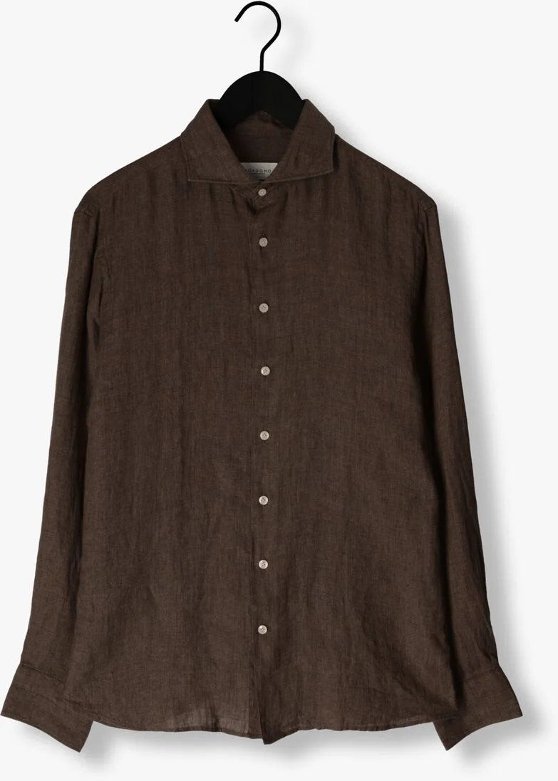 PROFUOMO bruine profuomo casual overhemd ppuh10026