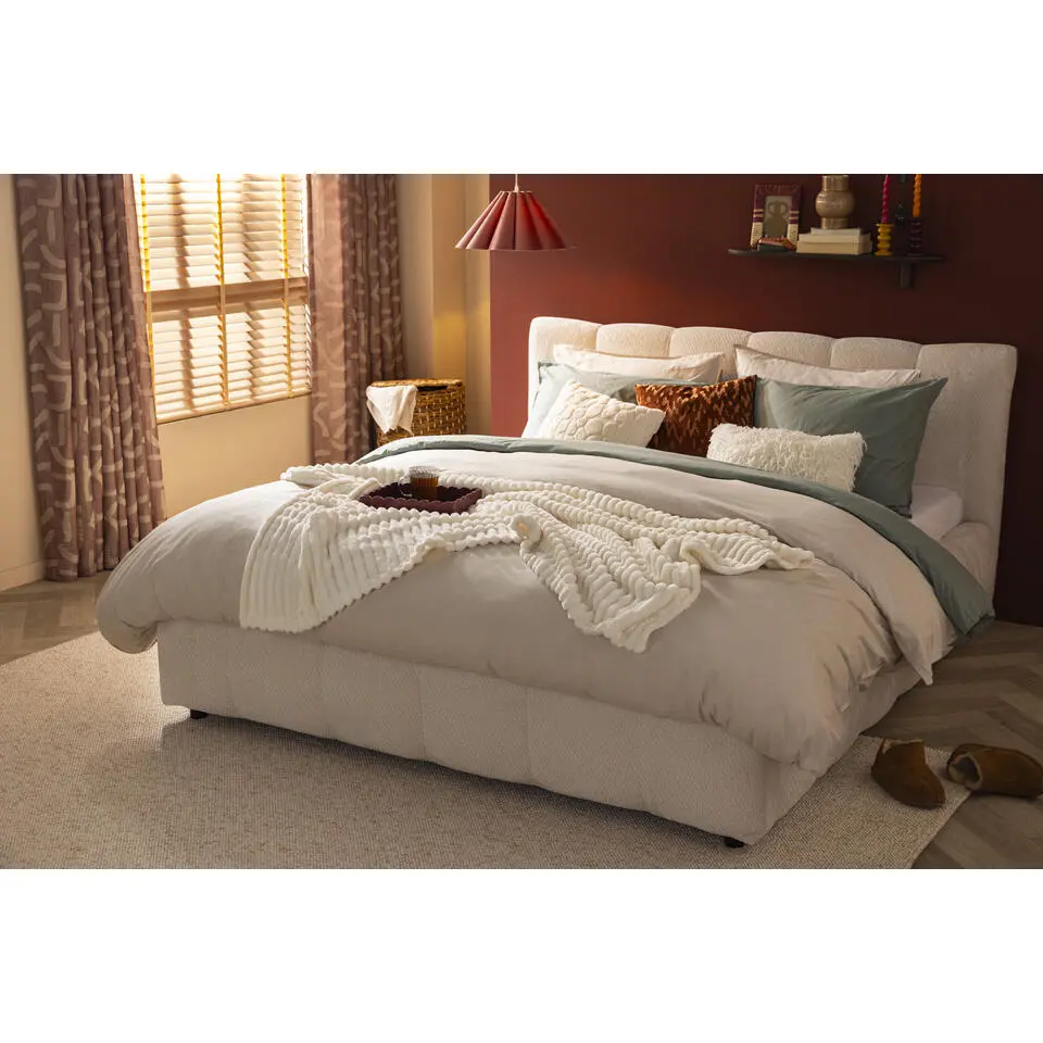 Bed Maudy - ecru - 160x200 cm