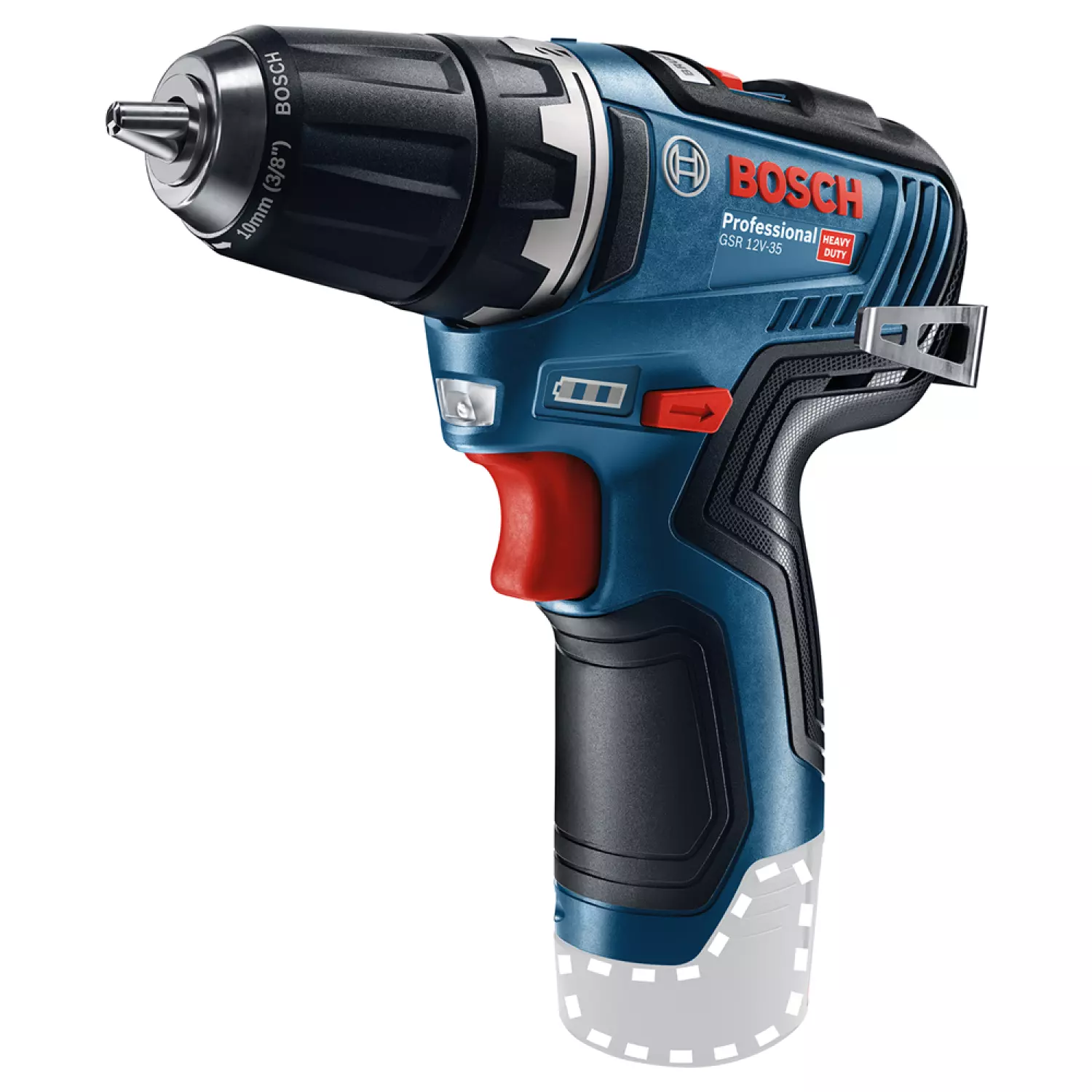 Bosch GSR 12V-35 12V Li-Ion accu schroefboormachine set (2x 3.0Ah) in L-Boxx