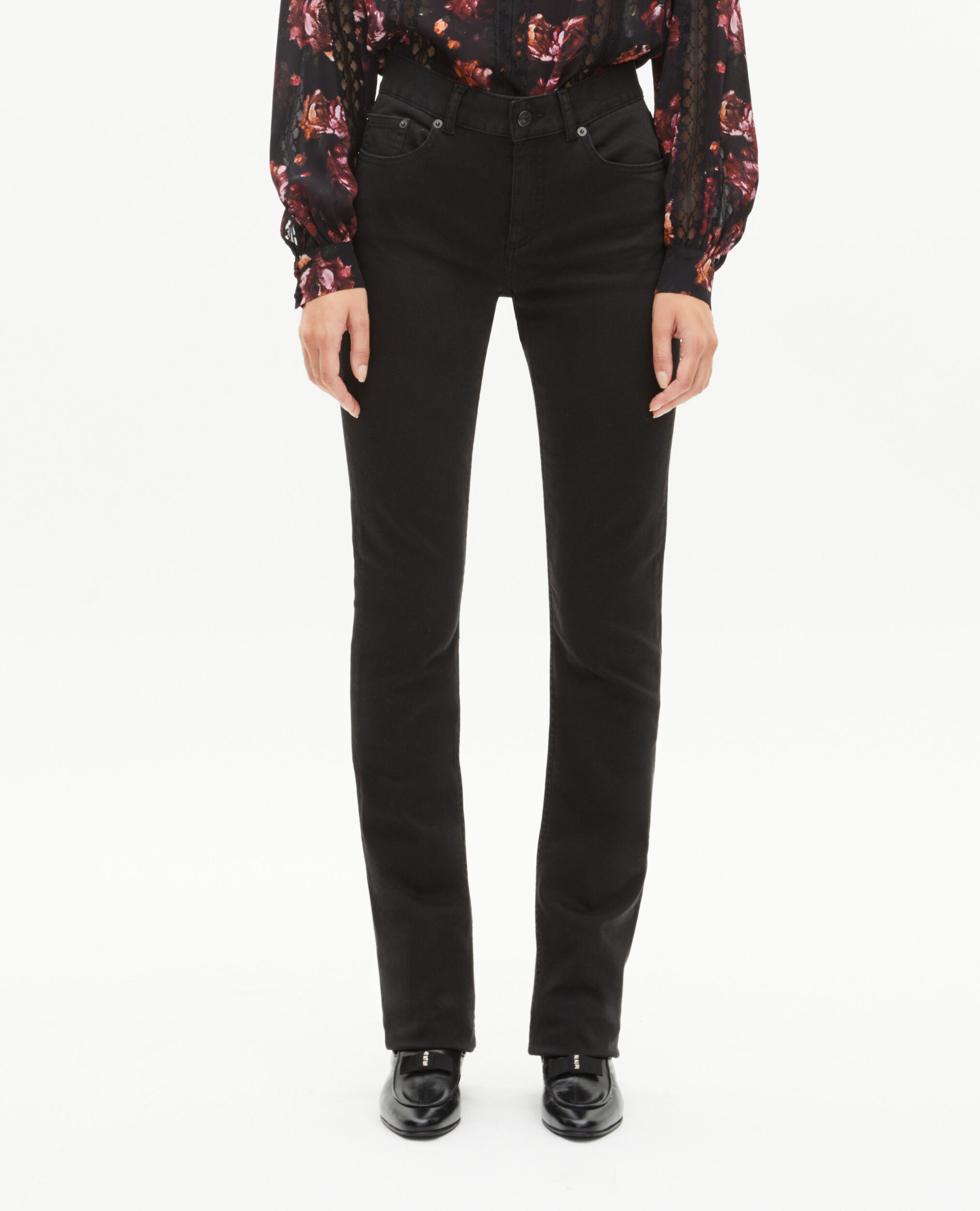 Jean slim long noir