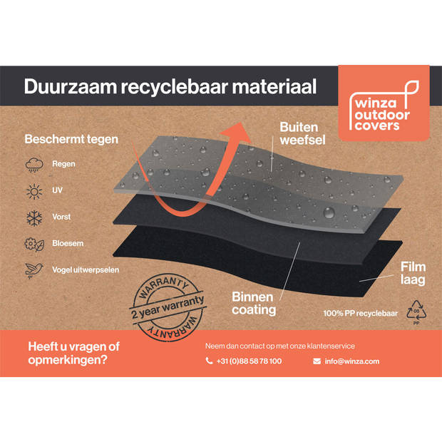 Outdoor Covers Premium hoes voor tuinset - 150x245x95 cm