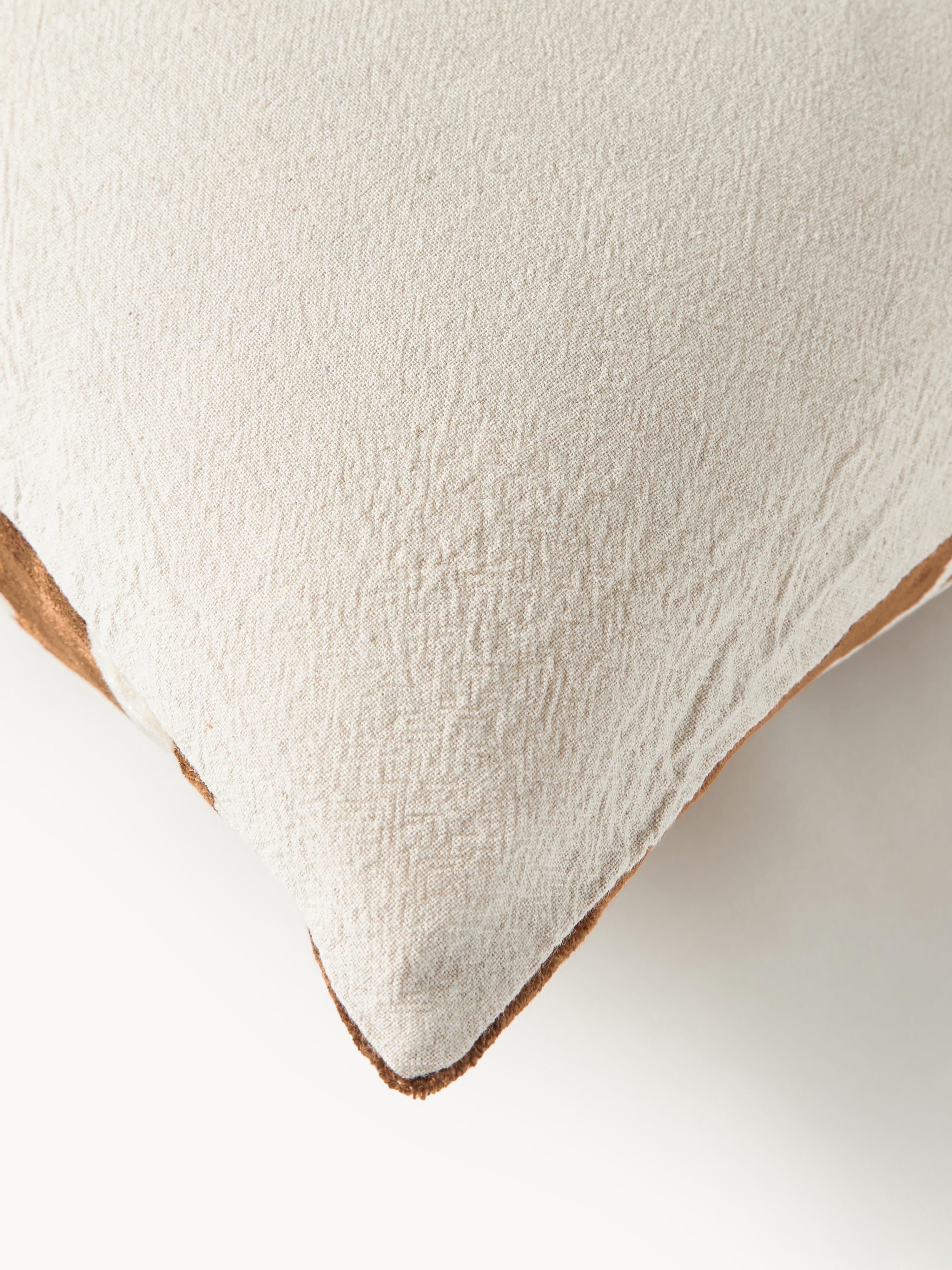 Viscose kussenhoes Dejan met ingeweven jacquardpatroon