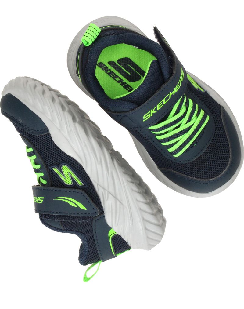 Skechers Nitro Sprint Sneakers Blauw Jongens