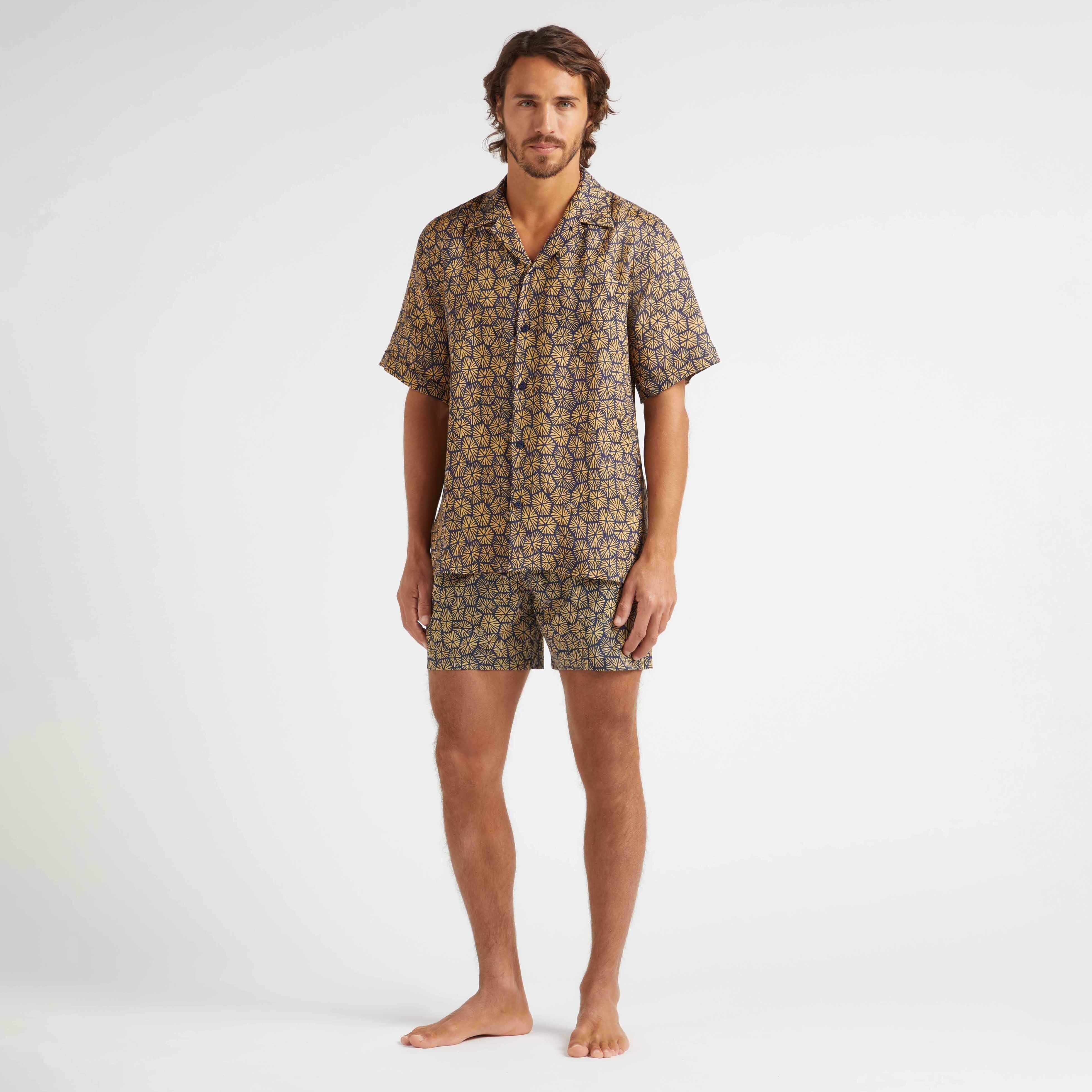 Chemise Bowling en Lin Homme Carapaces