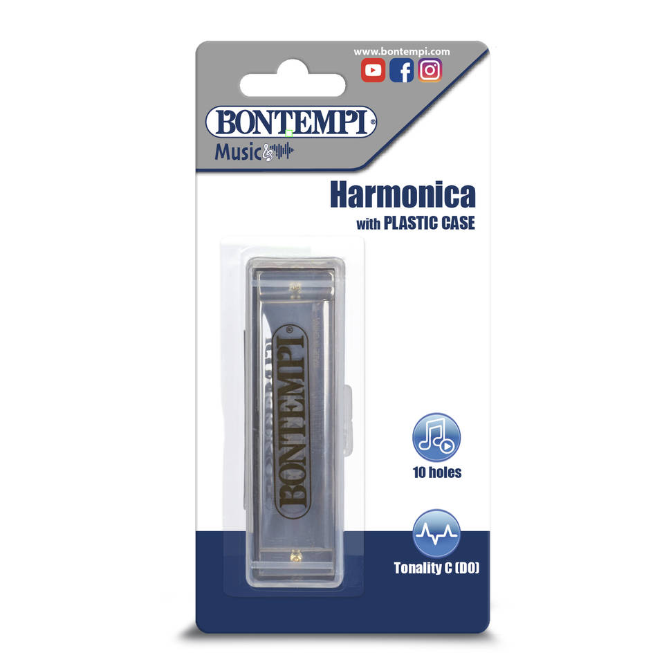 Bontempi mondharmonica met doosje