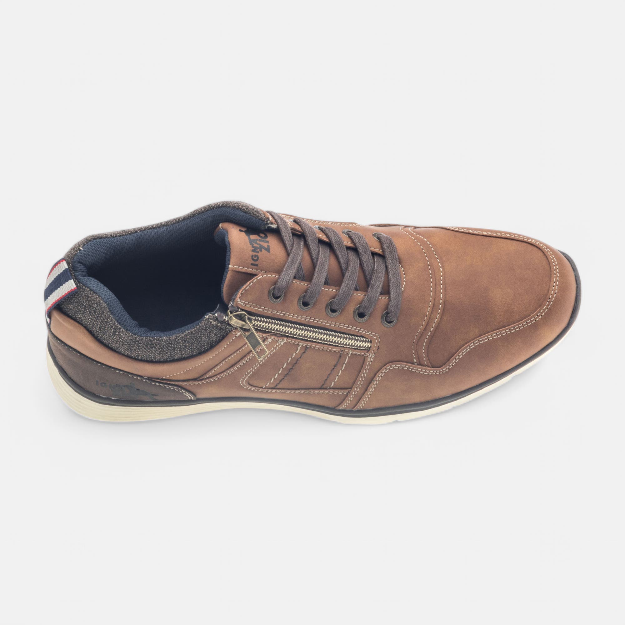 Baskets basses Homme cognac