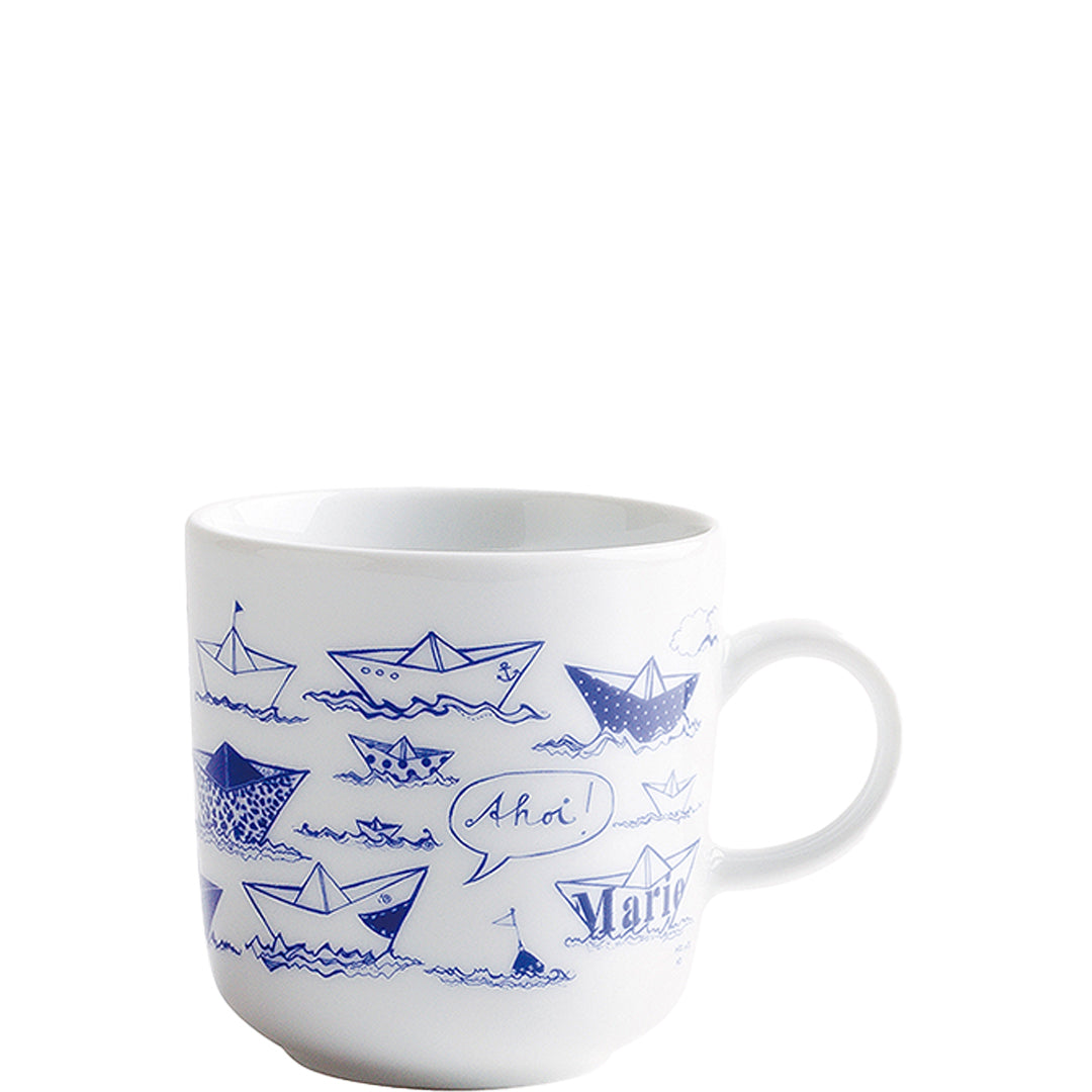 KAHLA Ahoi Marie Kaffeebecher 0,30 l Papierschiffchen