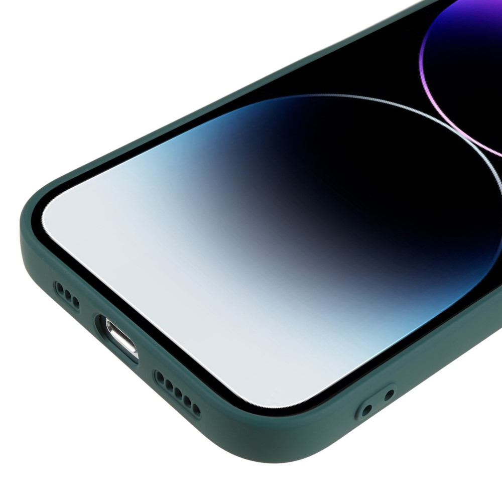 iPhone 14 Pro Max Gummi Case Hülle mit Kameraschutz - Petrol (Matt)