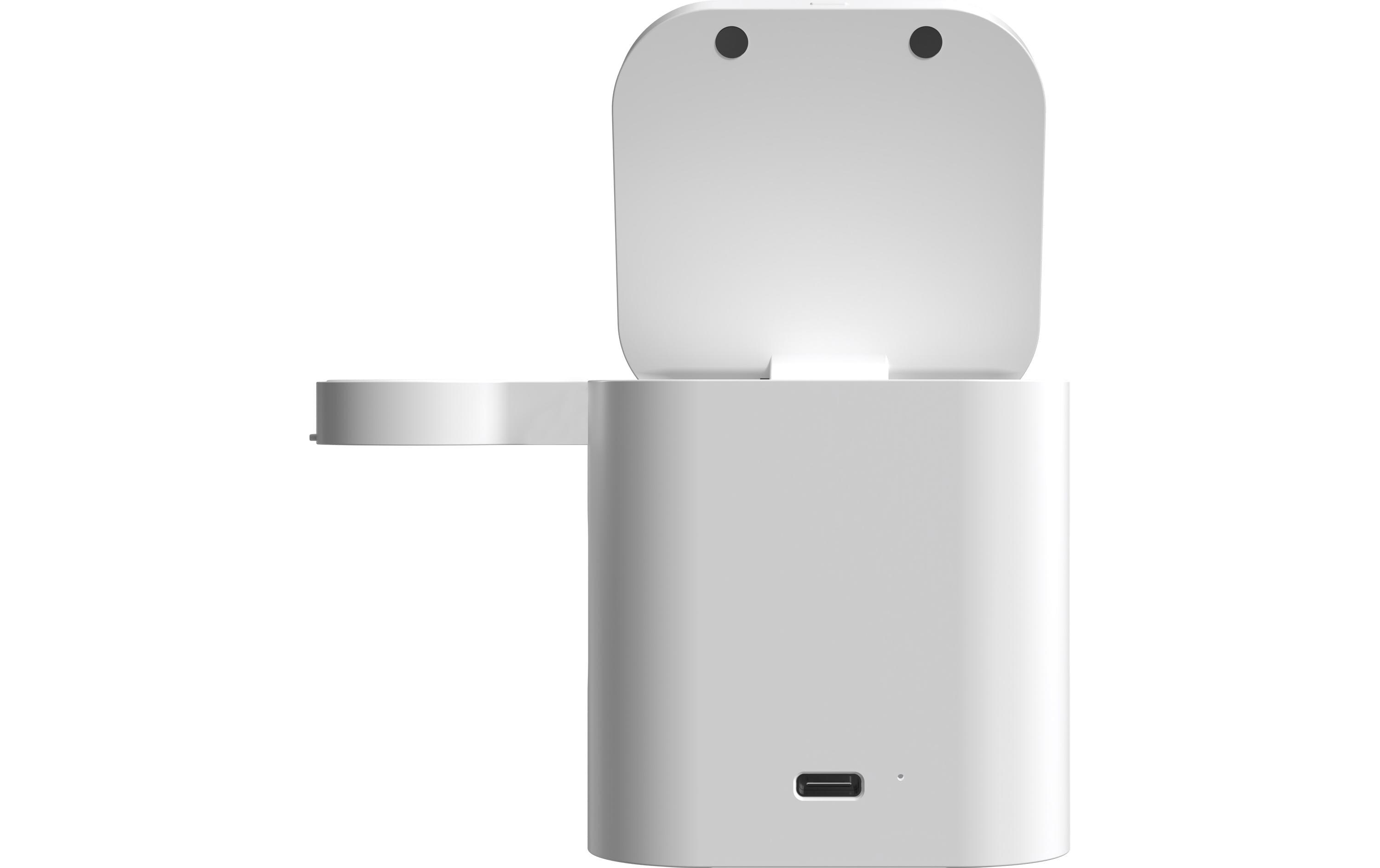Wireless Charger Qi2 3-in-1, Weiss<br>3-in-1 magnetischer Ladeständer