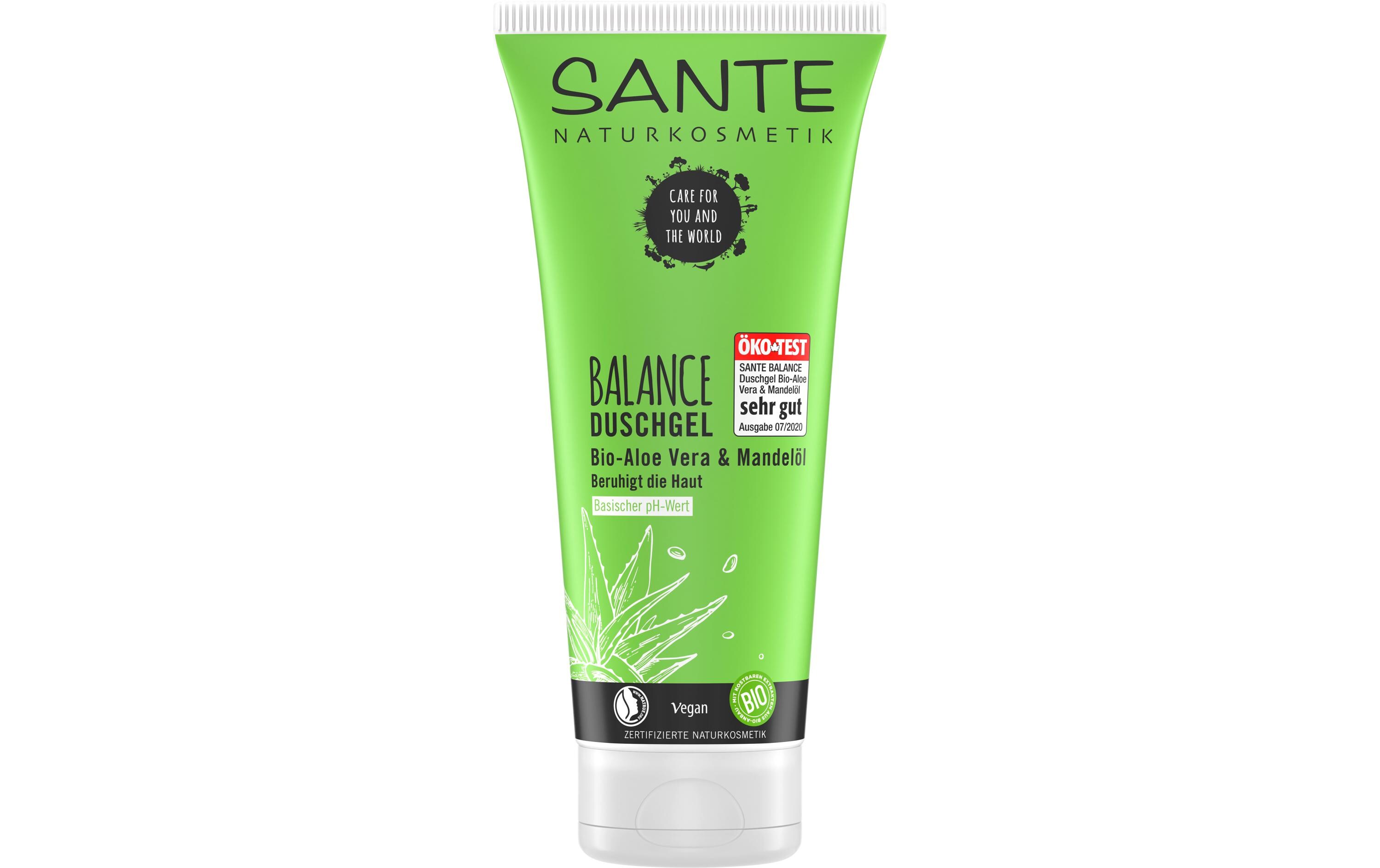 Duschgel Balance Bio-Aloe und Mandelöl 200 mlNatürliches Duschmittel für die sanfte Reinigung