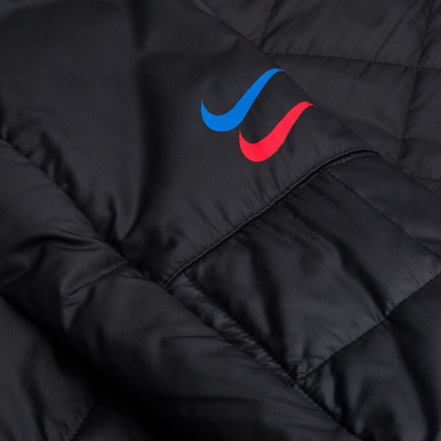 FC Barcelone Manteau d'Hiver NSW Fleece synthetic-fill - Noir/Bleu