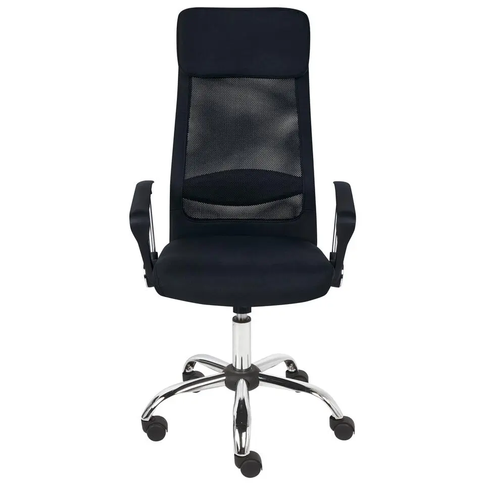 PIONEER II - Bureaustoel - Zwart - Polyester