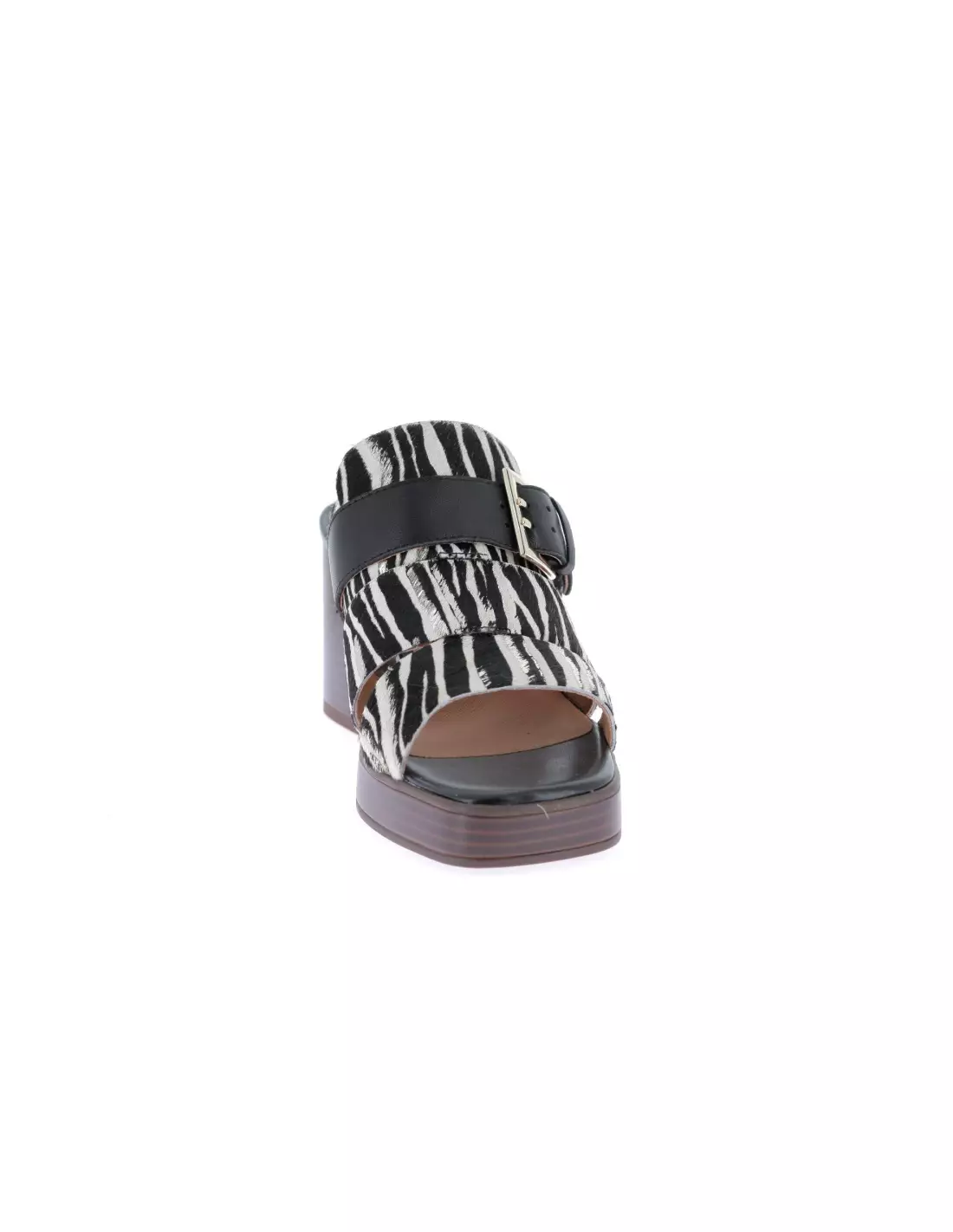 MAM ZELLE SIMPLE - Mules & sabots ZEBRENOIRBLANC