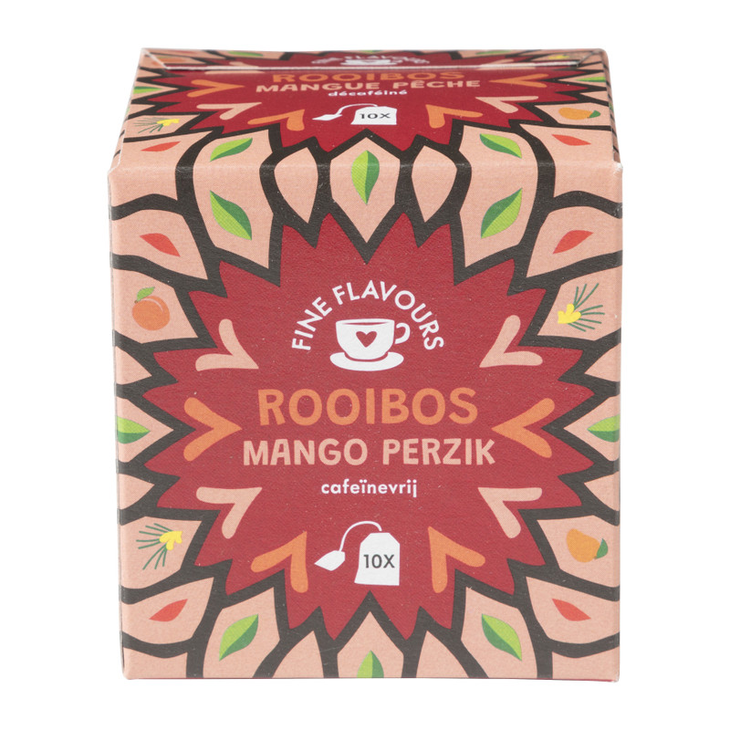 Fine flavours rooibos thee - mango perzik - 10 zakjes