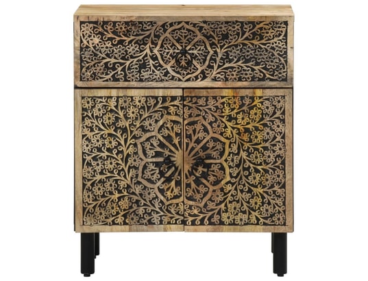 VIDAXL - Table de chevet 50x33x60 cm bois de manguier massif