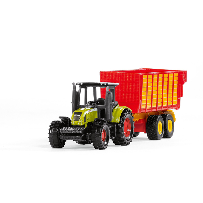 Siku Super 1650 - Claas mit Silagewagen