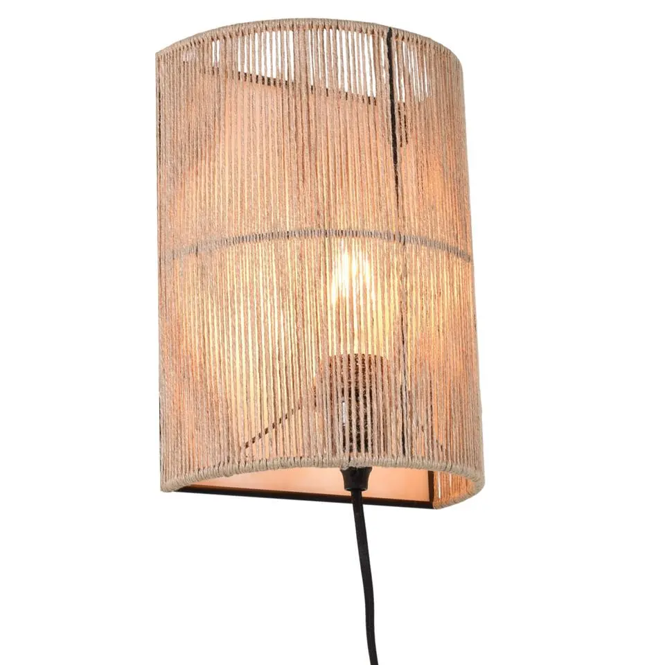 Urban Interiors - Wandlamp Diro Jute 26x18x11