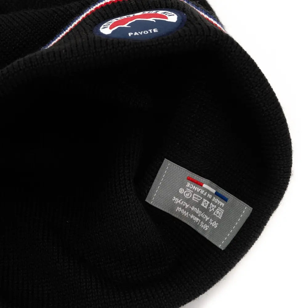Bonnet Payote Noir avec liseré