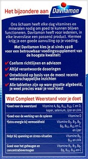 Davitamon Compleet Weerstand Kauwvitamines Bosvruchten 60KTB